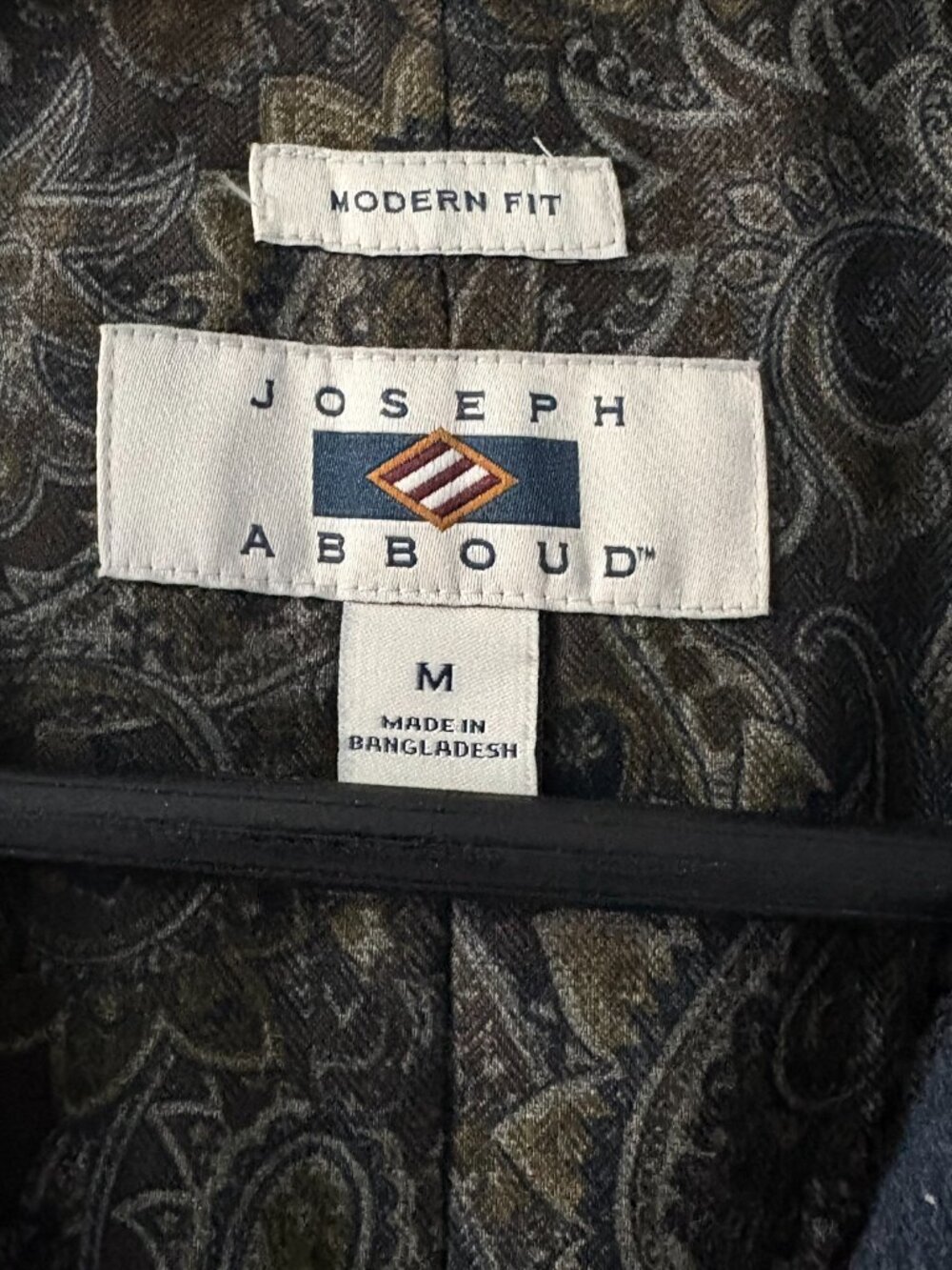 Joseph Abboud navy wool-blend 5-button men's waistcoat vest size medium - Picture 5 of 6